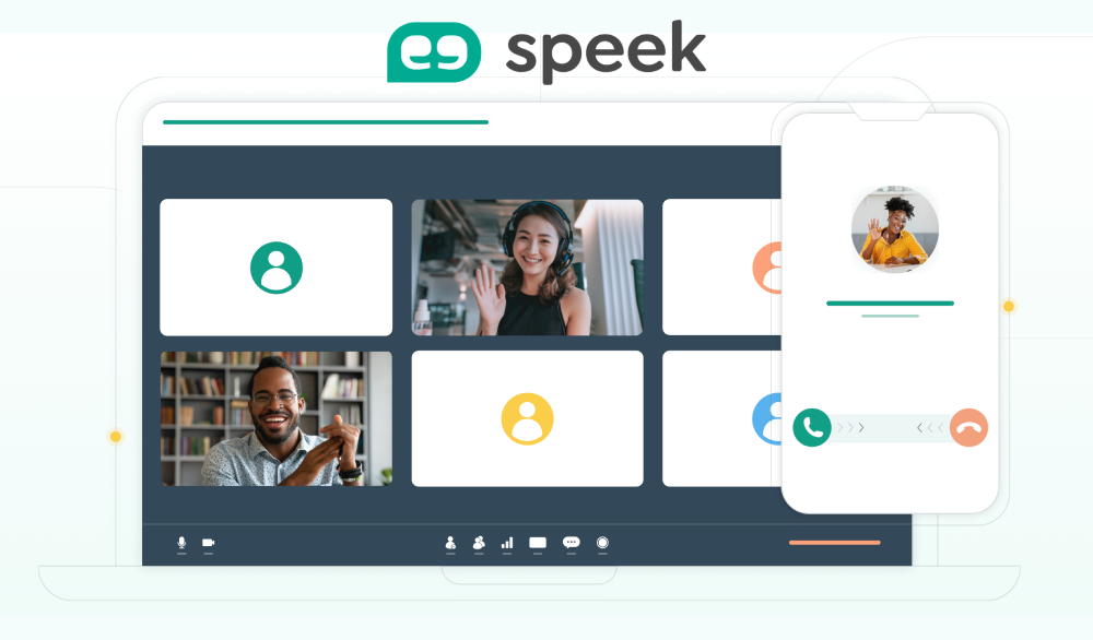 Speek : Appels, visios, messagerie Speek : appels, visio, messagerie, click-to-call, stats d’appels, enregistrement et connecteur CRM (CTI).
