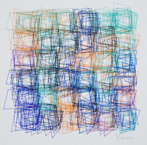 CLIC STRUCTURE DE QUADRILATÈRES - 1987 - Vera Molnar